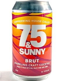 75 & Sunny Canned Cocktail (375 ml)
