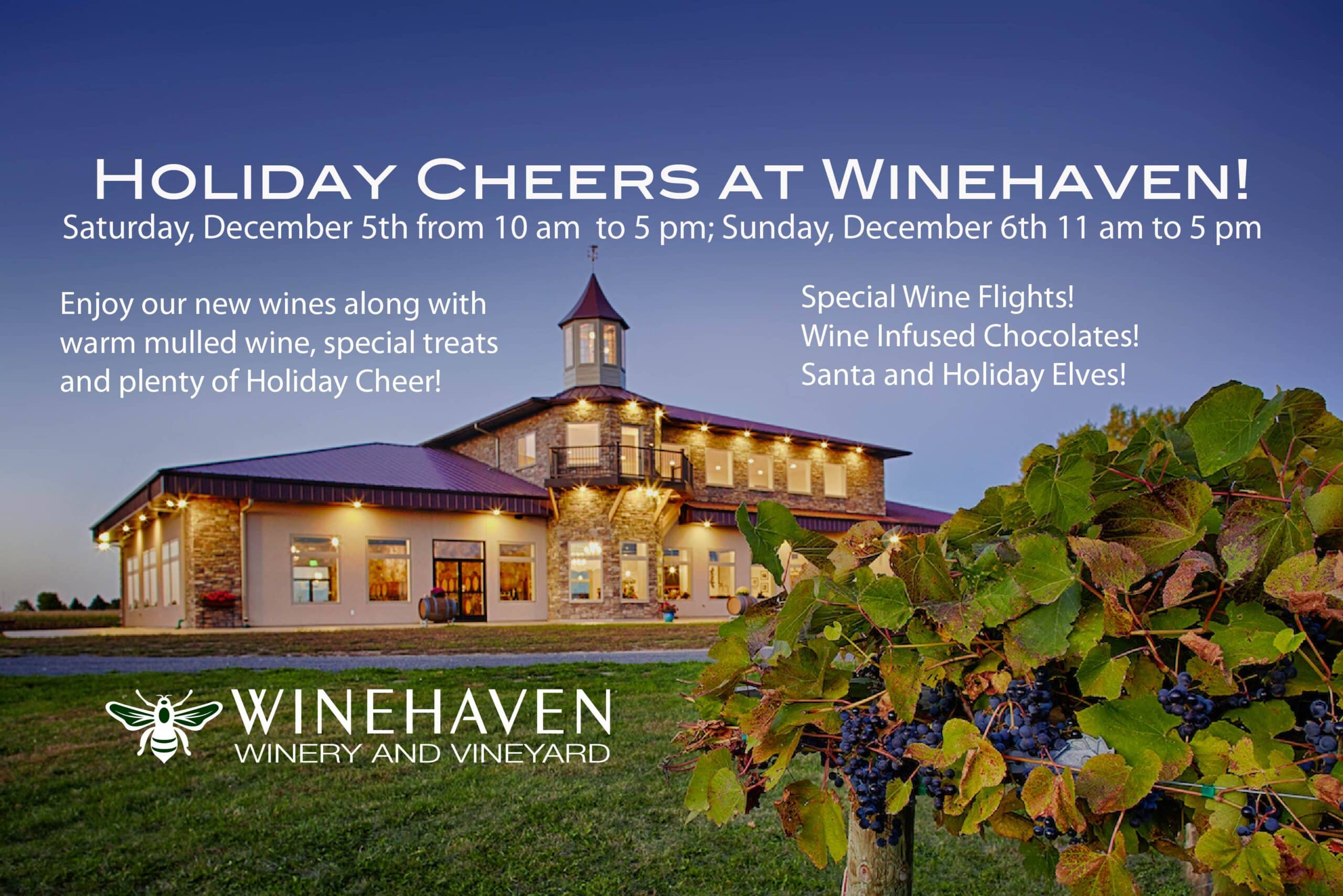 Holiday Cheers at Winehaven!